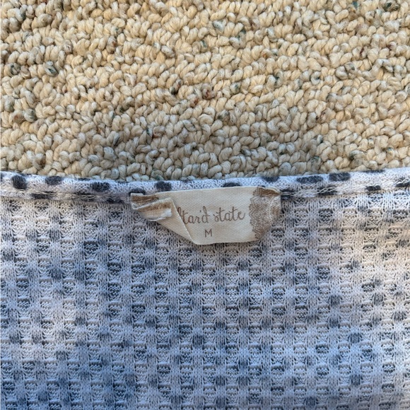 White w/ Grey Dots Altar’d State Shirt - Picture 3 of 3